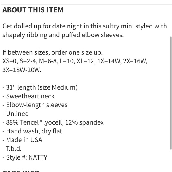 Reformation Natty Mini Dress Plus Size 2X - Picture 8 of 8